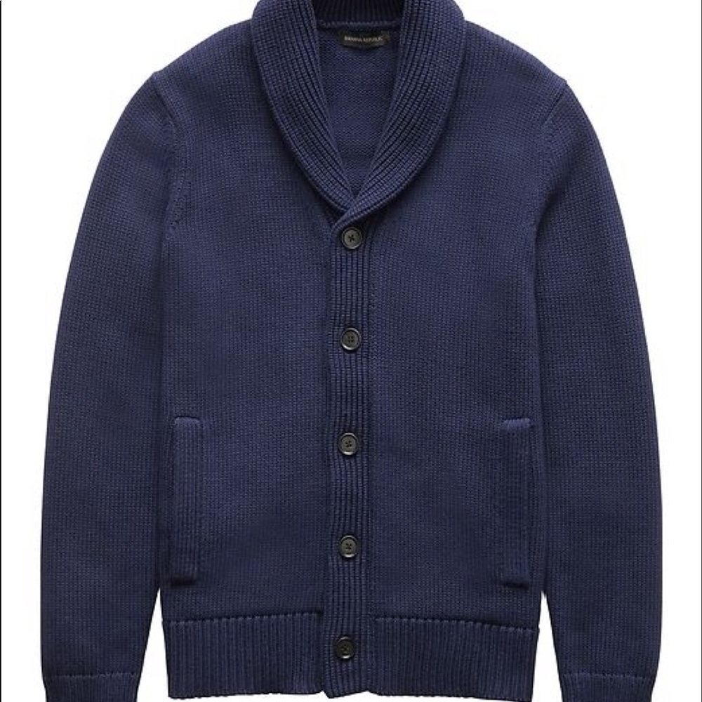 Banana Republic SUPIMA Cotton Shawl Cardigan